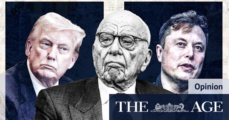 How Trump, Musk and Murdoch got embroiled in the same tawdry saga