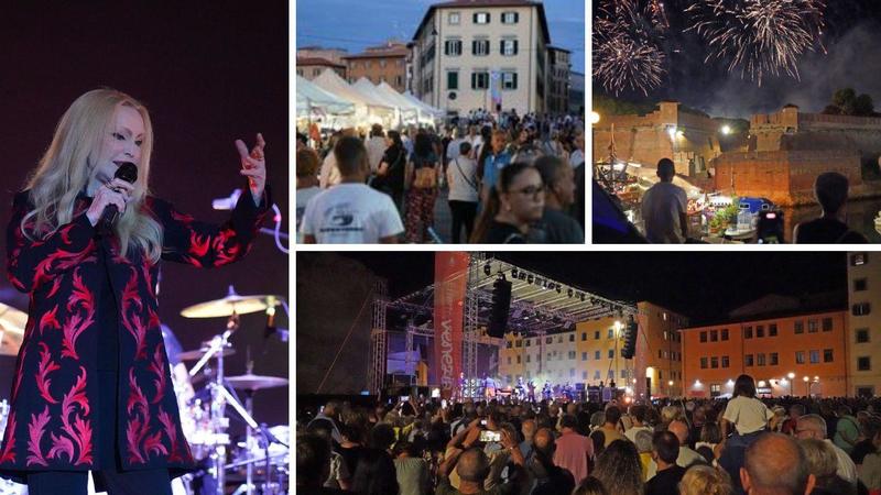 Effetto Venezia, in migliaia a Livorno per Patty Pravo: è un debutto dei record per il festival – Video
