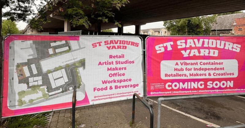 Work begins on new 'box park' to house Anglia Square traders