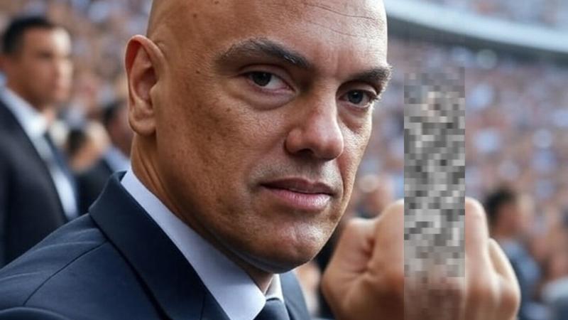Magnitsky e dedo do meio: a decadência de Alexandre de Moraes