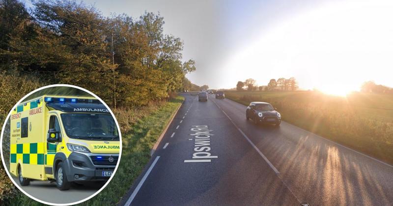 Person taken to hospital with injuries after crash on major A-road