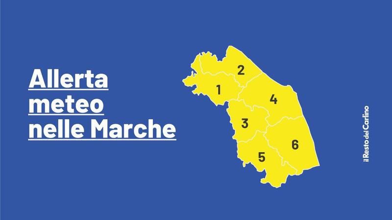 Allerta temporali nelle Marche con grandine e raffiche di vento: i giorni peggiori