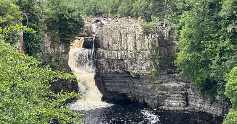 We visited one of the UK's most magnificent waterfalls and our stay was just as special