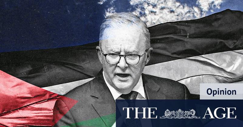 Australia should recognise Palestine. To not do so only rewards Israel’s crimes