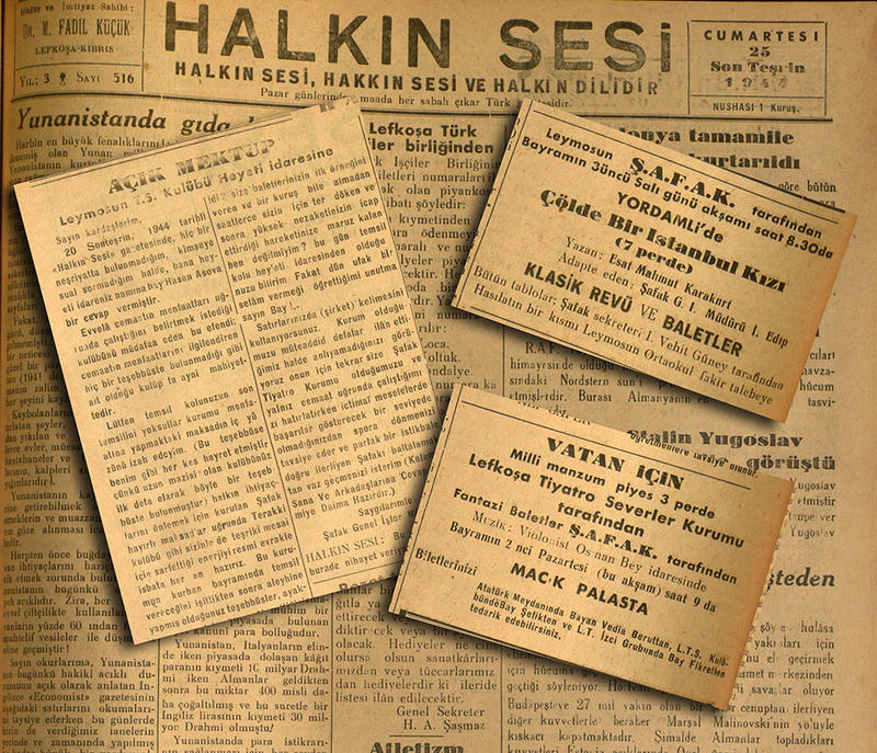 Leymosun’da ŞAFAK Tiyatro Kolu 1944-1946-4