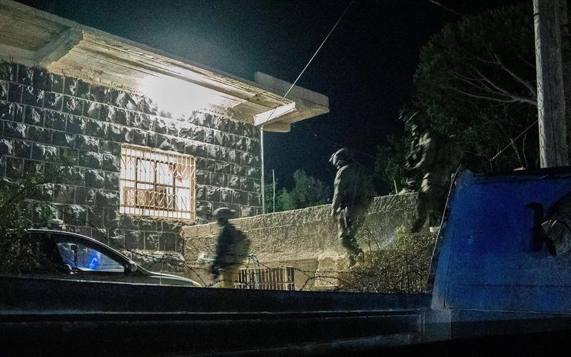 IDF says soldiers questioned suspected dealers, seized arms in overnight Syria raid