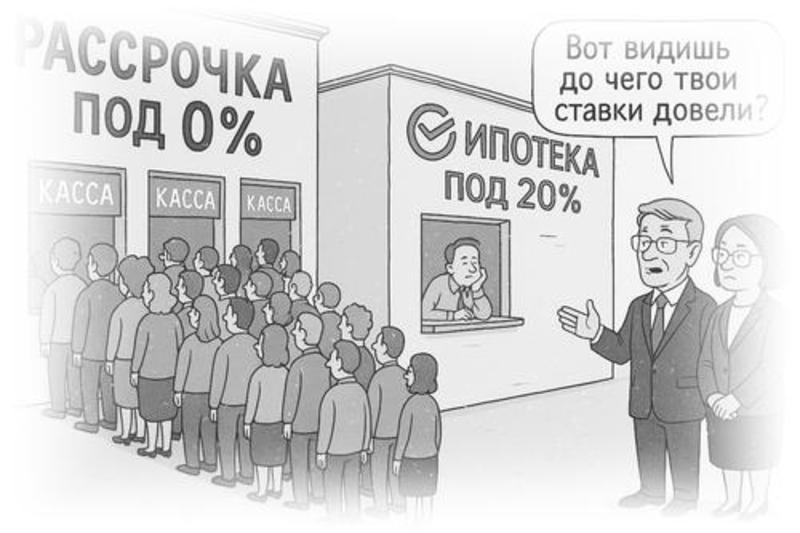 Банкиры празднуют победу над рассрочкой и потирают руки, подсчитывают будущие прибыли?