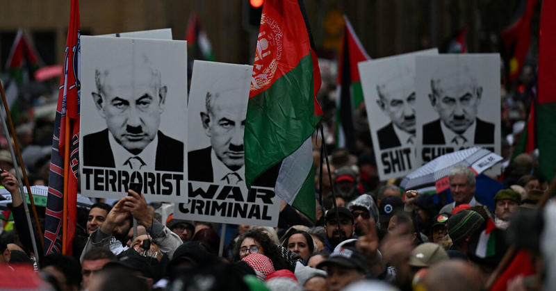 Tens of thousands join pro-Palestinian march over Sydney Harbour Bridge