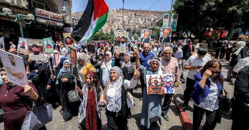 Palestinians across West Bank protest Gaza war