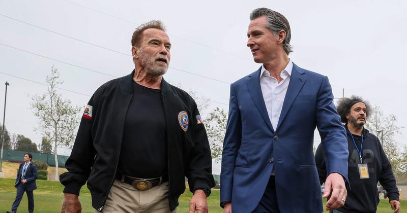 Gavin Newsom Is Picking a Fight With Arnold Schwarzenegger