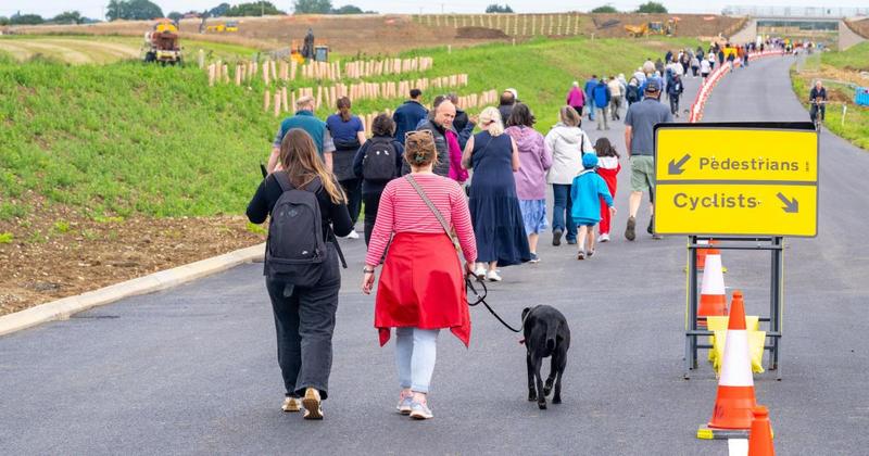 Locals get traffic-free chance to try out new £47m bypass