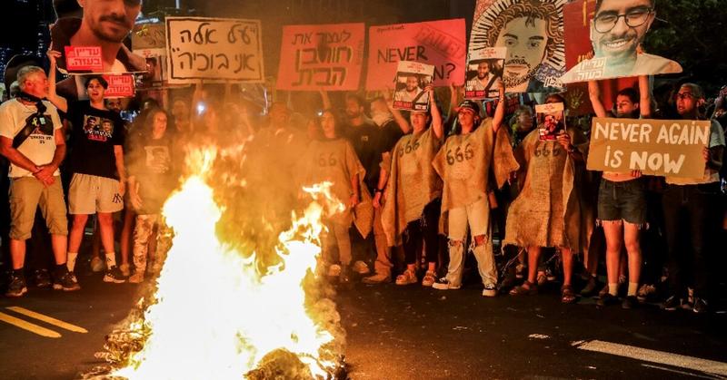 Netanyahu asks Red Cross for help after 'profound shock' of Gaza hostage videos