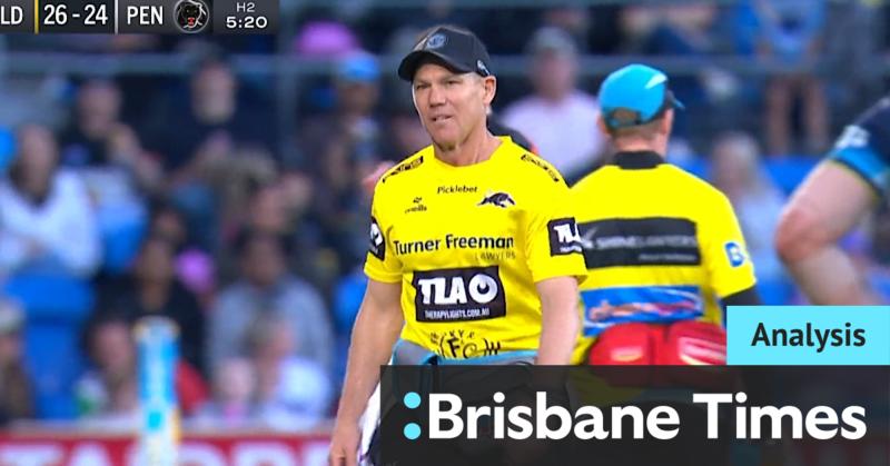 Another Panthers trainer broke the rules as Cleary kicked vital field goal