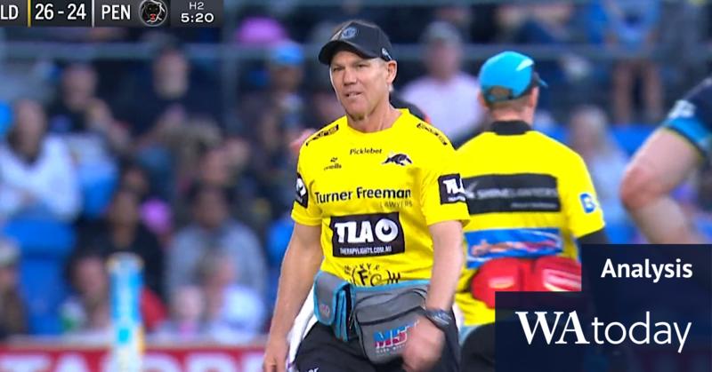 Another Panthers trainer broke the rules as Cleary kicked vital field goal