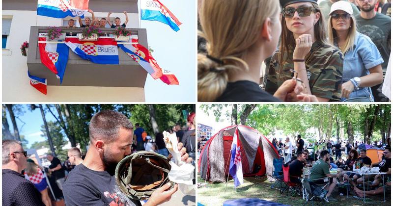 FOTO Sinj na nogama: Čovjek na čovjeku, centar grada je krcat, orile se Thompsonove pjesme