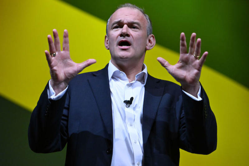 Ed Davey should stick to his silly stunts – not lecture us on Gaza