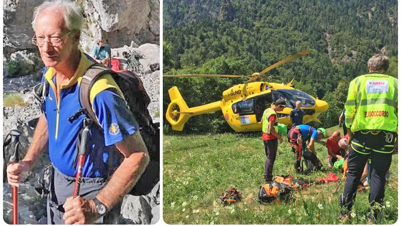 Valbondione, precipita in un canalone del Pizzo Coca: morto Carlo Ravasio