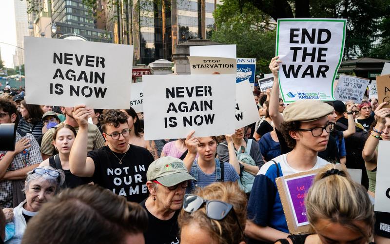 Hundreds of leftist Jews protest against Gaza war in New York; 41 arrested