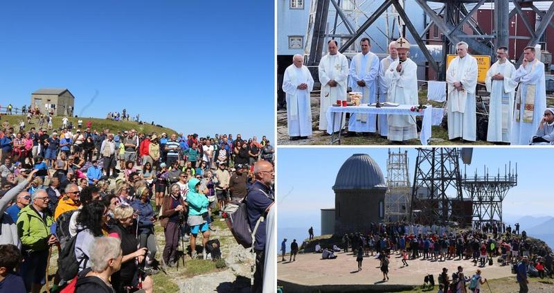 In centinaia sul Cimone per la Madonna della Neve