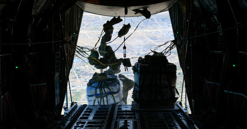 Canada airdrops aid into Gaza, says Israel violating international law