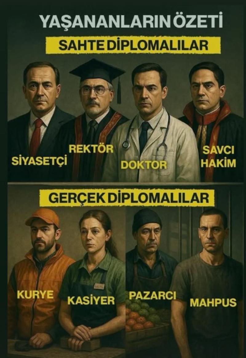 Diploma rezaletine el koyun
