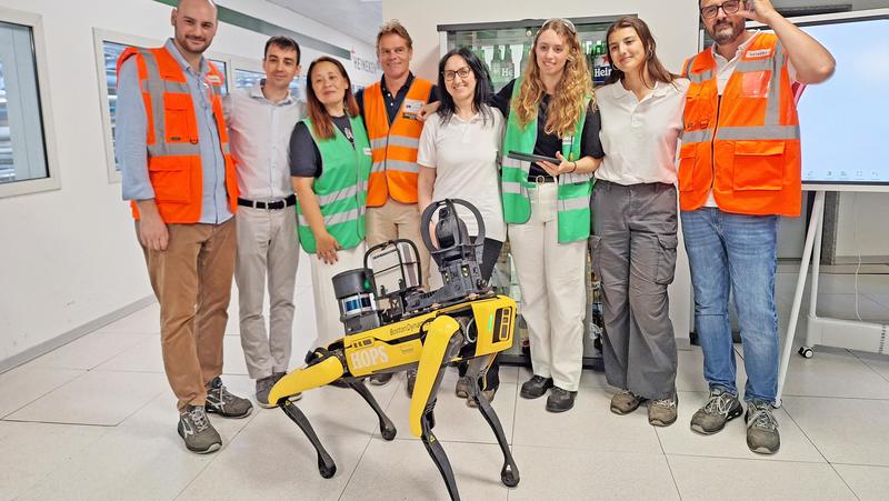 All’Heineken di Bergamo entra in servizio Hops, il cane robot che “fiuta” le anomalie