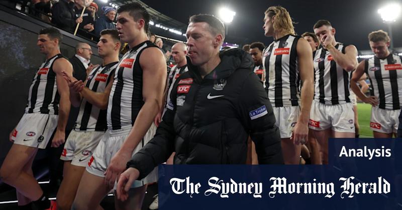 Stopping Collingwood’s slide is Craig McRae’s biggest test yet