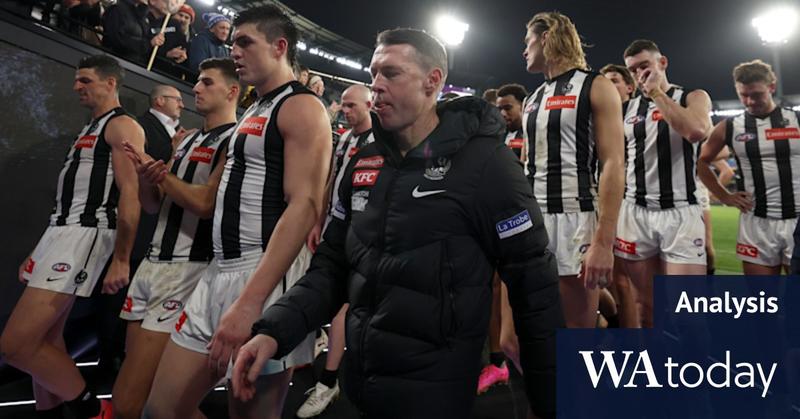 Stopping Collingwood’s slide is Craig McRae’s biggest test yet