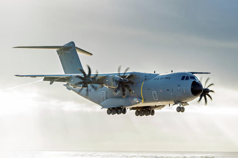 An unusual military aircraft has been flying between California and Arizona