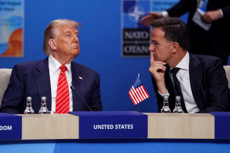 (POGLED) Kolumna Dejana Verčiča: Hvalnica norosti ali zakaj se je Rutte dobrikal Trumpu