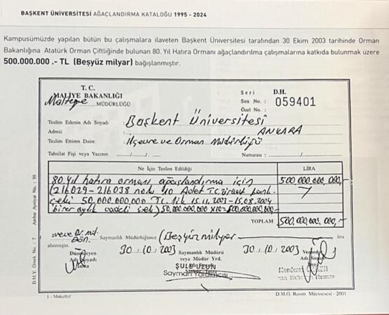 Biri ormanı yeşertti…