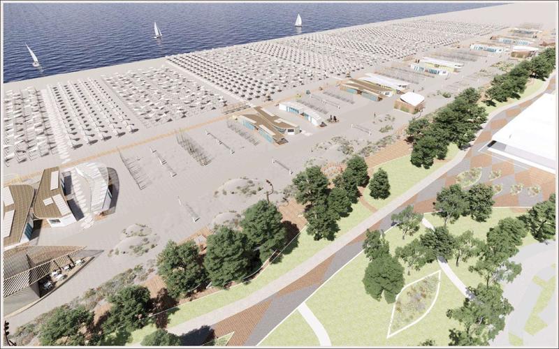 Maxi stabilimenti, piscine e +37% di spiaggia libera: dal lungomare alla battigia, cosa cambia a Rimini