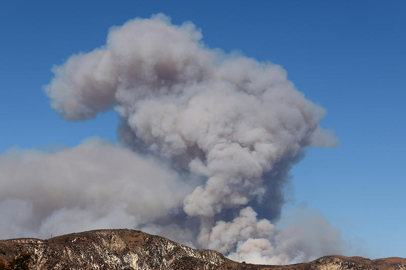 Evacuations underway as latest Calif. wildfire rips near LA