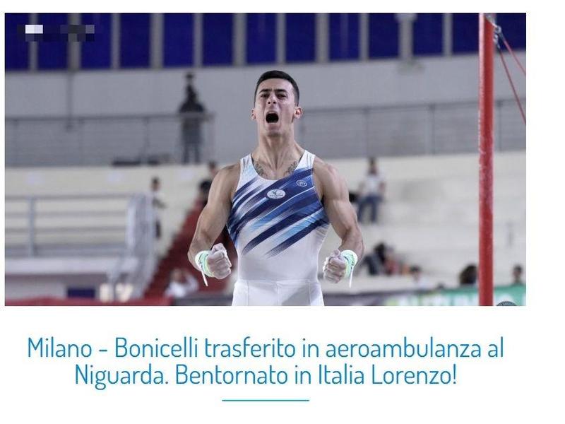 Lorenzo Bonicelli, ora la gara più dura ma la colletta per le cure non si ferma. Come sta in ginnasta?