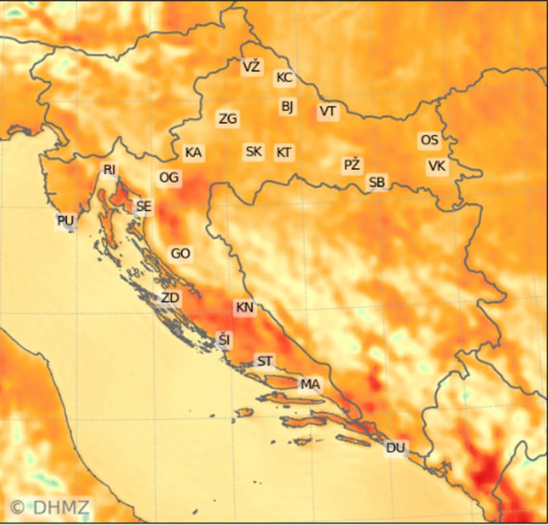 Stižu paklene vrućine, jedna regija prva na udaru. Vakula upozorio: 'Ovo nije uobičajeno'