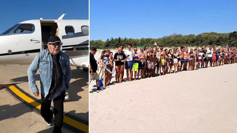 Vasco Rossi in Puglia: “Finalmente”. Ed è già assedio dei fan /