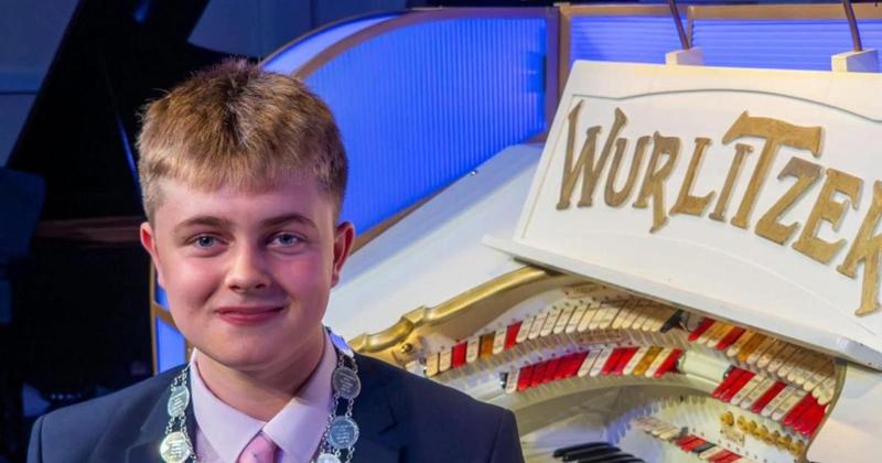 Young musical maestro reaches top spot at organ-playing competition