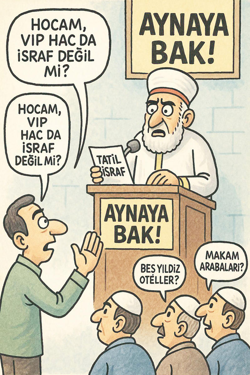 Diyanet dön bir aynaya bak