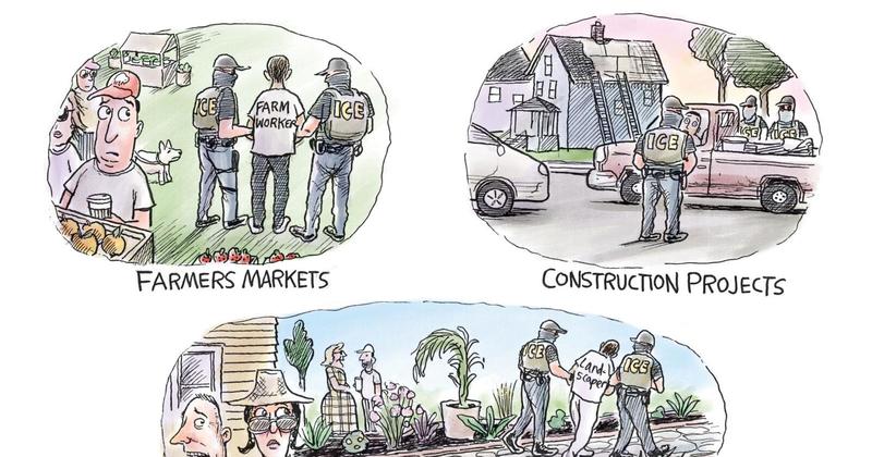 Adam Zyglis: Summer of ICE