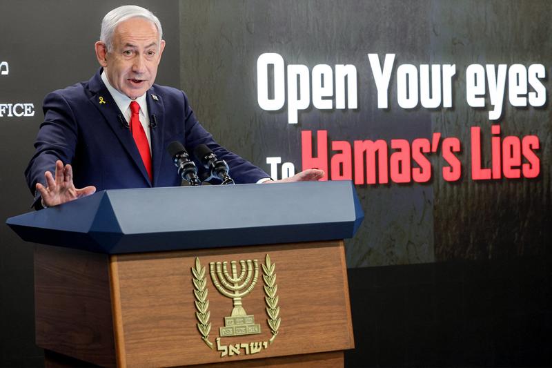 Netanyahu says Israel not looking to occupy Gaza but to ‘free it from Hamas’