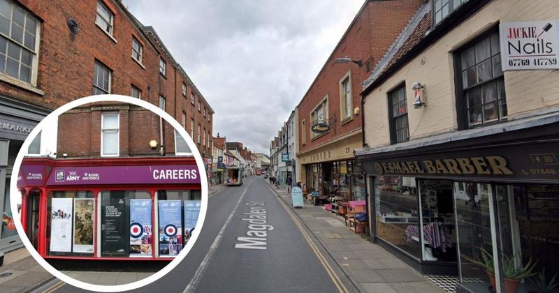 Site of former army careers centre is on the market