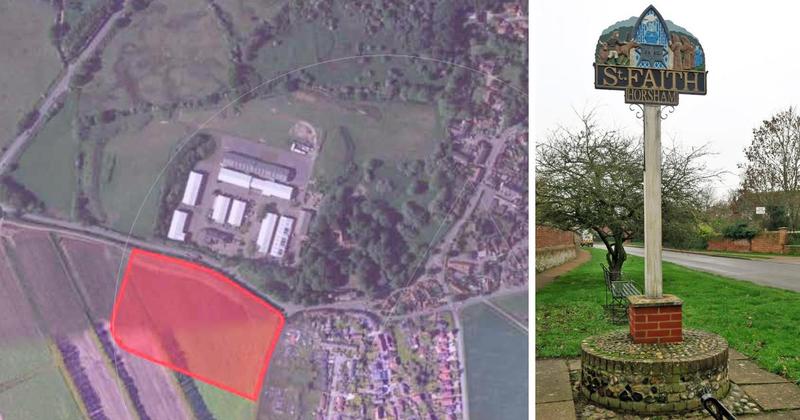 Neighbours object to plans for 'modern' homes in 'quaint' area