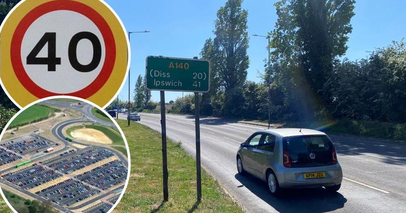 Speed limit cut and new bus lane for major road into Norwich