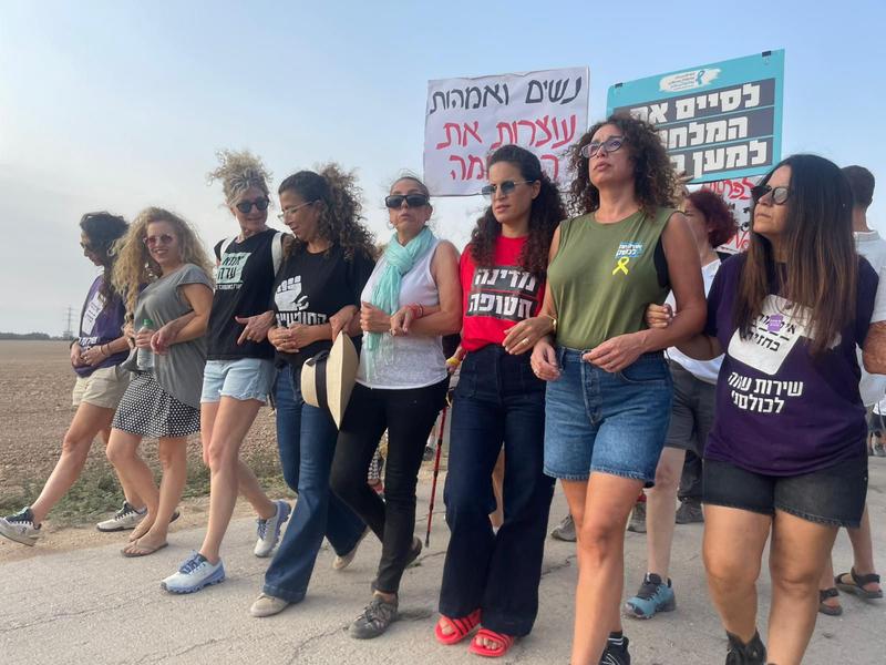 Women set up camp in south to launch mothers’ movement to end Gaza war, free hostages