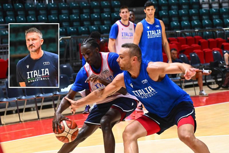 Nazionale di basket al PalaDozza: allenamento a porte aperte (con tanti volti 'bolognesi')