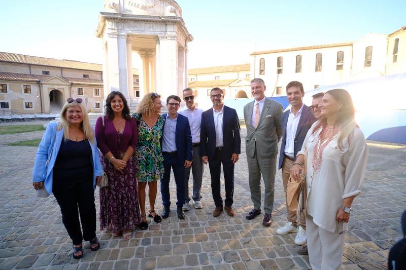 Ancona, visita del ministro Giuli: “Qui la cultura è un punto di forza”
