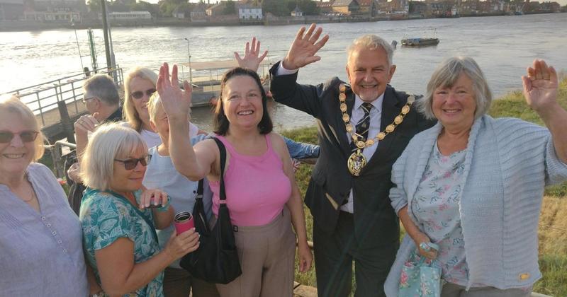 'Rejoice!' - Town celebrates as 800-year-old ferry returns after 202 days
