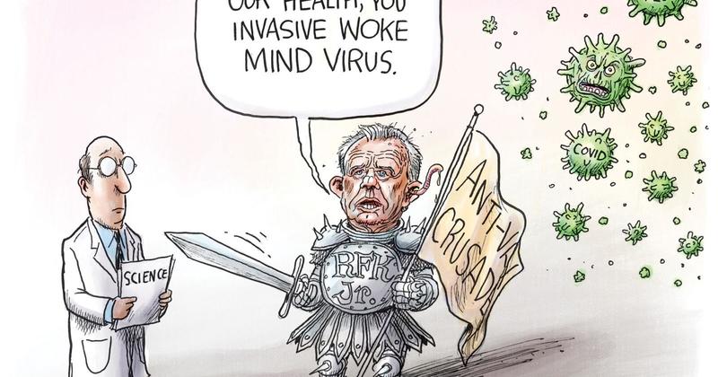 Adam Zyglis: Defunding mRNA Vaccines
