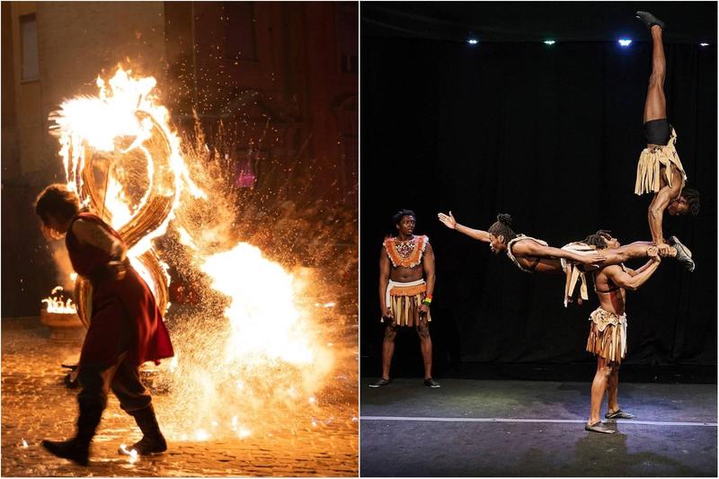 Giocolieri, acrobati e mangiafuoco: a Santa Sofia tre giorni di magia