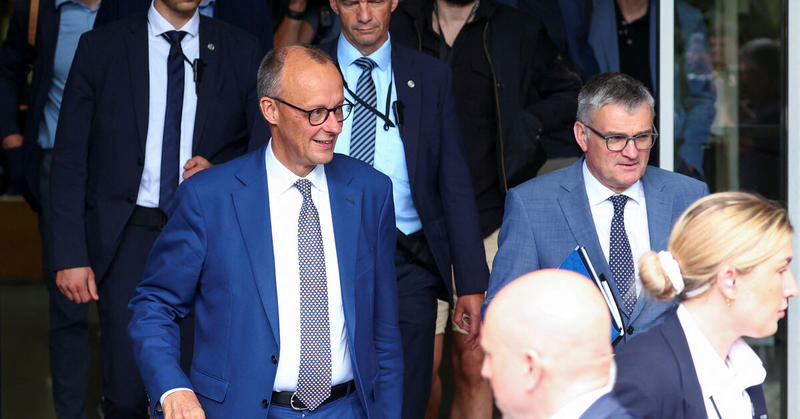 Germany's Merz slips behind far right in poll after angering friends and foes